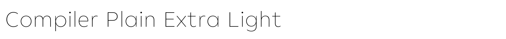 Compiler Plain Extra Light image
